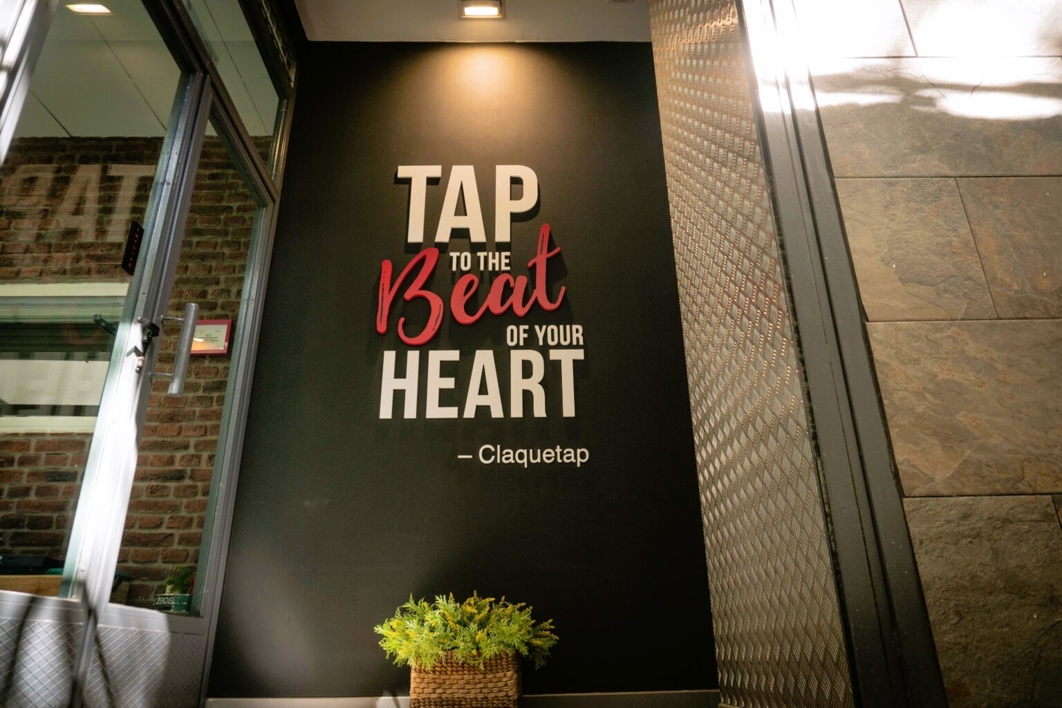 recepción sala de claqué